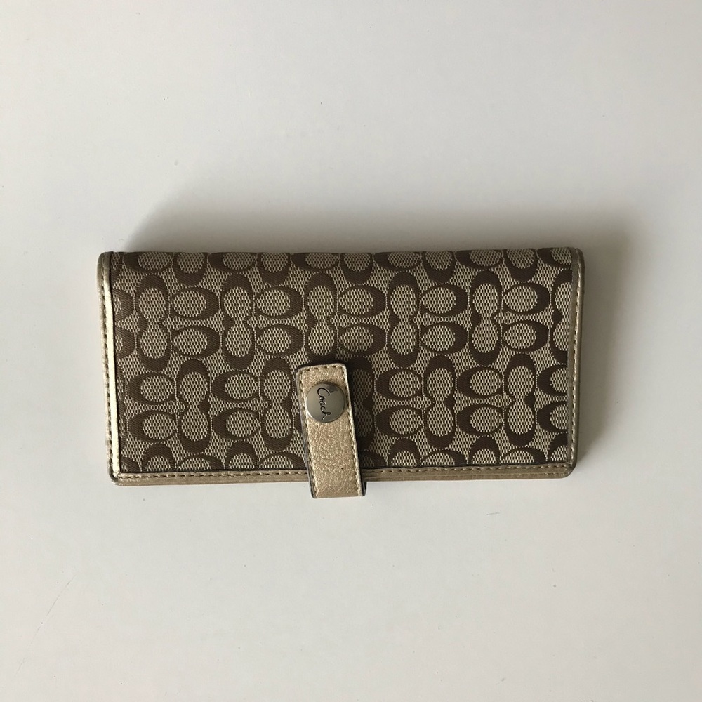 Coach Gold Wallet